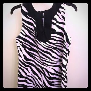 Michael Kors Zebra Shift Dress size 10